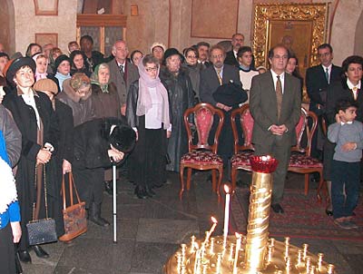 Торжественный молебен по поводу Национального праздника в храме Всех Святых на Кулишках
